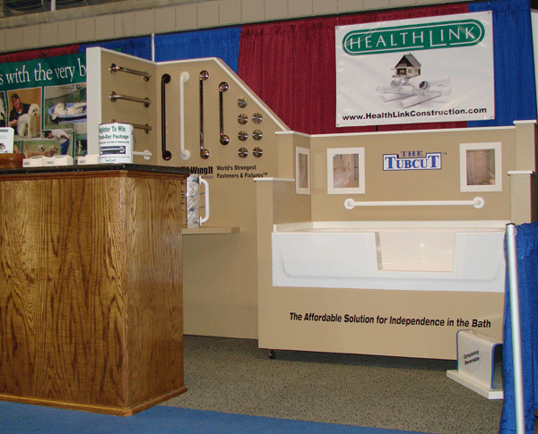 Booth at Katy Home & Garden Show 2010